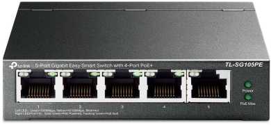 PoE Switch 5xGB 4x802.3at Desktop 