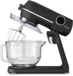 Küchenmaschine 1800 Black mit Glas Schüssel 