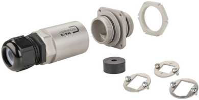 Schutzgehäuse für Außenanwendungen Set Wand-/ Gehäusedurchführung 