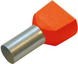 Twin-Aderendhülse 4 mm² / L 12 mm orange 