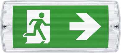 Notlicht-Wand- und Deckenleuchte SAM 4,8W 269lm 5700K weiß 20m SELFTEST LiFePO4 