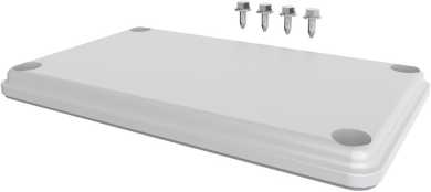 Flanschplatte 2-Komponenten-Kunststoff bis IP66 Blindversion 