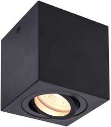 TRILEDO CL Indoor Deckenaufbauleuchte QPAR51 schwarz max 10W eckig 