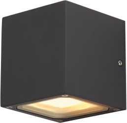 SITRA CUBE Outdoor Wandleuchte TCR-TSE IP44 anthrazit max. 18W 