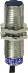 XS6-Indu. Näherungsschalter M18 L62mm Mes. Sn 8mm 24-240V AC/DC 2m Kabel 