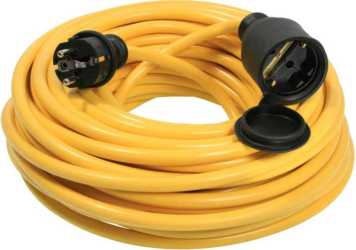 Strom Verlängerungskabel 16 A Gelb 20 m 