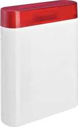 SECORIS Funk-Außen Sirene mit Blitzlicht 