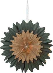 CRYSTAL Papierstern Grün 500x200x500mm 