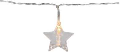 CLIPPY LED Sterne 10 1800x55x55mm Transparent 