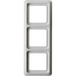 Abdeckrahmen 3-fach mit Dichtung wg Up IP44 - polarweiß/ glänzend 