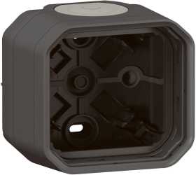 Plexo New 1-fach Gehäuse Anthrazit 