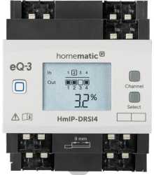 Schaltaktor für Hutschienenmontage 4-fach 