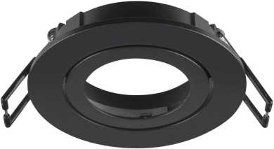 NEW TRIA 68 Deckeneinbauring D: 8,2 H: 2,6 cm IP 20 schwarz 