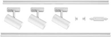 NOBLO SPOT Schienensystem Set rund 2700K 19W Phasenabschnitt 32° weiß 