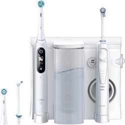 Oral-B Center OxyJet Reinigungssystem - Munddusche und Oral-B iO6 