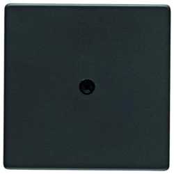 Zentralstück für Kabelauslass schwarz matt lackiert 