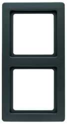 Q.1 Rahmen 2fach schwarz matt lackiert 