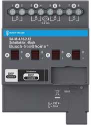 Schaltaktor 4-fach 16 A REG für Busch-free@home 