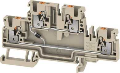 Reihenklemme 2,5 mm² PUSH IN A2T 2.5 EM1 D3/2 
