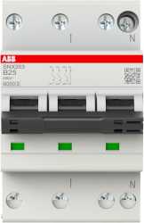 LS-Schutzschalter 3+N-polig 6kA B-Char 25A 3TE 