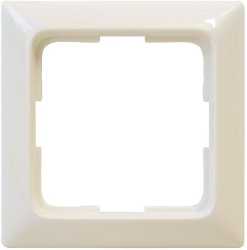 Rahmen 1-fach Creo mandelweiß 