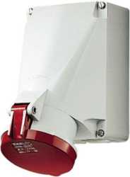 CEE-Wandsteckdose 63A 5p 400V 6h IP44 