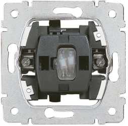 Einsatz Wipptaster Schliesser 1-polig beleuchtet 