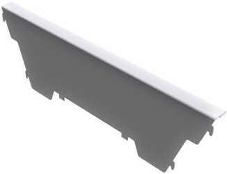 Abschlussblech Ballastwanne Pro 