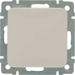 Blindabdeckung mit Tragring Creo mandelweiß 