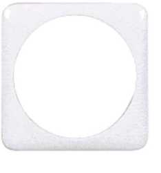 Abdeckung Universal Ø 46,5 mm Creo ultraweiß 