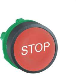 Drucktaster mit Beschriftung-STOP ZB5-AA434 rot 