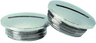 Verschlussschraube 10.6315 M63x1,5 Messing/Vernickelt 