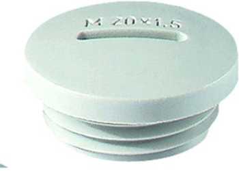 Verschlussschraube 10.6315PA7035 M63x1,5 hellgrau 