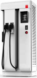 DC Ladestation 120kW 2x CCS RFID DC-Zähler Eichrechtskonform 