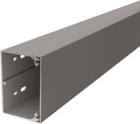 Leitungsführungskanal mit Bodenlochung 60x90 mm steingrau 