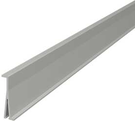 Trennwand 60x2000mm PVC lichtgrau RAL 7035 