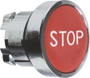 Drucktaster mit Beschriftung-STOP ZB4-BA434 