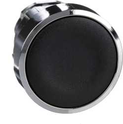 Drucktaster Ø 22 mm bündig schwarz ZB4-BA2 