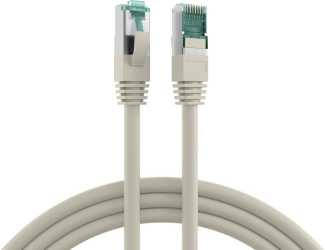 RJ45 Patchkabel S/FTP Kat.6A LSZH 3m grau 