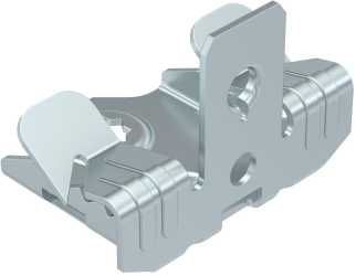 Trägerklammer mit Innengewinde M6 3-7mm Stahl Zinklamelle 