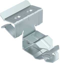 Trägerklammer mit Rohraufnahme 20 mm 10-15mm Stahl Zinklamelle 