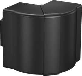 Außeneck variabel 70x130 Polycarbonat/Acrylnitril-Butadien-Styrol tiefschwarz 