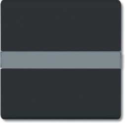 Wippe für Aus Wechsel Kreuz Taster mit Beschriftungsfeld anthrazit 