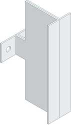 Trennsteg für Blendenteilung für Kunststoff-Blenden 