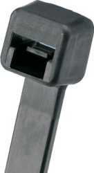 Kabelbinder Breite Miniatur wetterbeständig schwarz 99 mm 