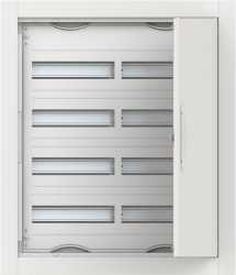 Kleinverteiler Unterputz 125mm Reihenabstand 2-feldbreit 4-reihig ComfortLine 