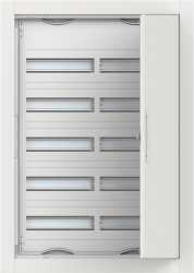 Kleinverteiler Unterputz 125mm Reihenabstand 2-feldbreit 5-reihig ComfortLine 