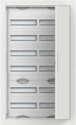 Kleinverteiler Unterputz 125mm Reihenabstand 2-feldbreit 6-reihig ComfortLine 