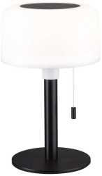 Solar Akkuleuchte Bartja IP44 dimmbar 2700K Schwarz 