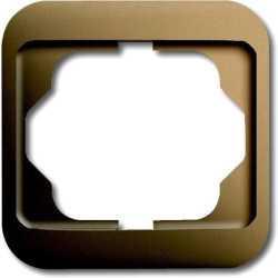 Abdeckrahmen alpha 1-fach Bronze matt 